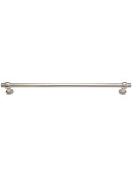 Bronte Cabinet Pull 11 5/16 inch Center-to-Center in Polished Nickel.